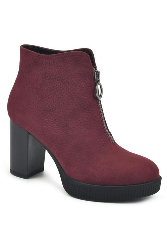Womens Thoughtful Faux Suede Platform Ankle Boots