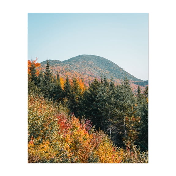 White Mountain overlook II - Campton New Hampshire Photography Unframed Wall Art Print 9 x 12 inches