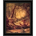 thumbnail image 1 of White Mountains, New Hampshire 20x24 Black Ornate Wood Framed Canvas Art by Bierstadt, Albert, 1 of 2