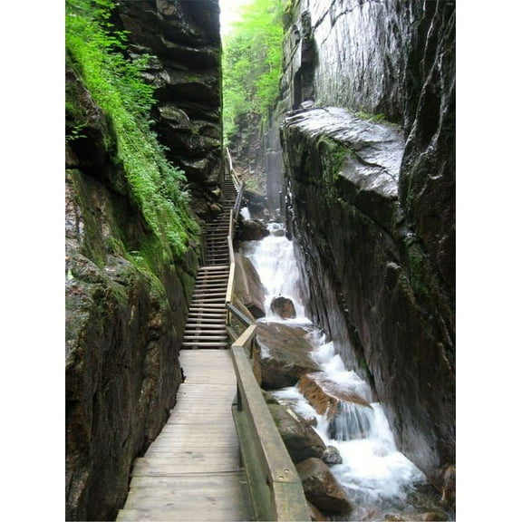 White Mountains Wall Art Mount Washington Scenic Painting Gallery Wrapped Canvas Art White Mountains Picture Ready to Hang