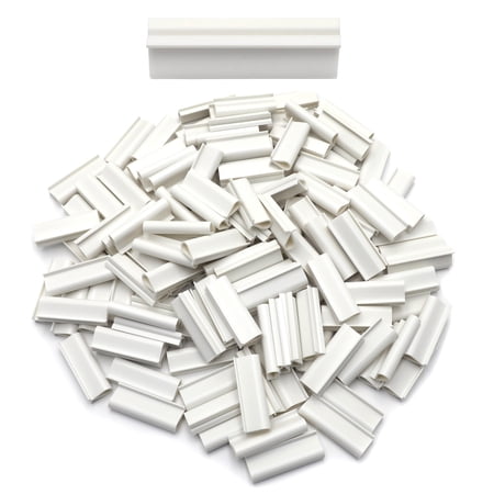 White Mouting Bracket For Chain Link Fence View Blocking Privacy Tape Weave