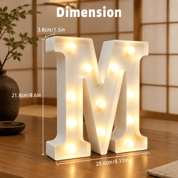 White Mr & Mrs LED Light Up Marquee Letters Sign Wedding Table Decoration