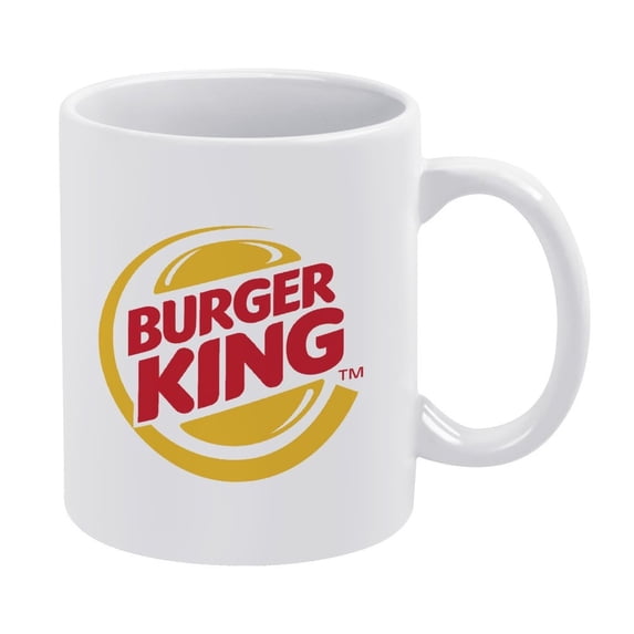 White Mug Fad Burger King Logo