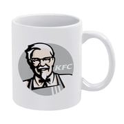 White Mug Fad KFC Trademark Gray