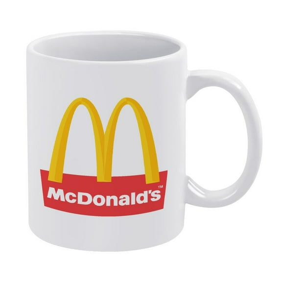 White Mug Vogue McDonald Logo