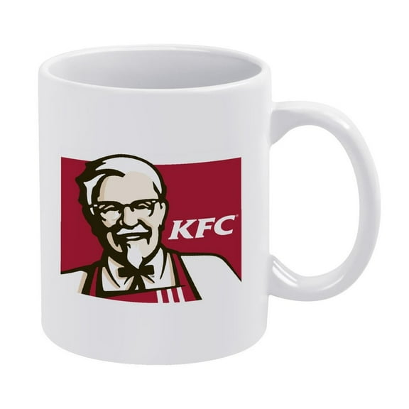 White Mug Vogue Standard KFC Logo
