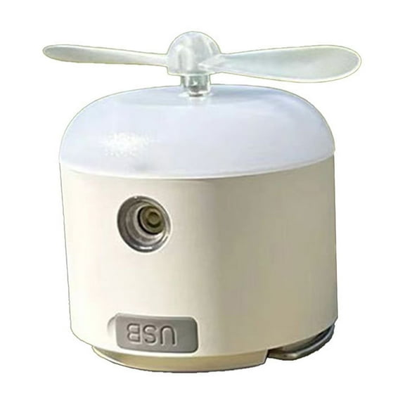White Multifunctional Camping Lamp, Rechargeable LED Emergency Light, Outdoor Fan Humidifier Mosquito Repellent Light, Portable Outdoor Travel Lighting Tool