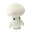 thumbnail image 1 of White Mushroom Plush Toys White Mushroom Plushies Cute Plushie Toy Gift Variou Vegetables Plush Toys for Comfort and Learning Vegetables Birthday Gift Newborn Gift, 1 of 8