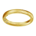 thumbnail image 1 of AFFY White Natural Diamond Accented Men's Anniversary Band Ring In 14K Yellow Gold (0.03 Cttw), 1 of 1
