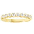 thumbnail image 1 of AFFY White Natural Diamond Anniversary Band Ring In 10k Yellow Gold (0.33 Cttw), 1 of 1
