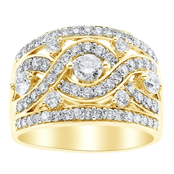 White Natural Diamond Anniversary Band Ring in 14k White Gold (0.75 Cttw)