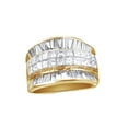 thumbnail image 1 of AFFY White Natural Diamond Band Ring In 10k Yellow Gold (2.25 Cttw), 1 of 1