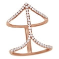 thumbnail image 1 of AFFY White Natural Diamond Cage Engagement Ring in 10k Rose Gold By, 1 of 1