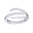 thumbnail image 1 of AFFY White Natural Diamond Claw Ring in 10k White Gold, 1 of 1