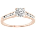 thumbnail image 1 of AFFY White Natural Diamond Engagement Ring In 14k Rose Gold (0.72 Cttw), 1 of 1