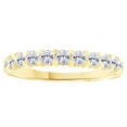 thumbnail image 1 of AFFY White Natural Diamond Eternity Band Ring In 14k Yellow Gold (0.4 Cttw), 1 of 1