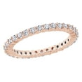 thumbnail image 1 of AFFY White Natural Diamond Eternity Band in 14k Rose Gold (1 Cttw) Ring Size : 8.5, 1 of 1