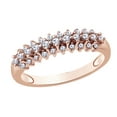 thumbnail image 1 of AFFY White Natural Diamond Fashion Ring In 10k Rose Gold (0.25 Cttw), 1 of 1