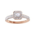 thumbnail image 1 of AFFY White Natural Diamond Fashion Ring In 10k Rose Gold (0.25 Cttw), 1 of 1