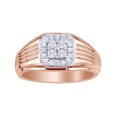 thumbnail image 1 of AFFY White Natural Diamond Fashion Ring In 10k Rose Gold (0.5 Cttw), 1 of 1