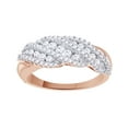 thumbnail image 1 of AFFY White Natural Diamond Fashion Ring In 10k Rose Gold (0.625 Cttw), 1 of 1