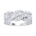 thumbnail image 1 of AFFY White Natural Diamond Fashion Ring In 10k White Gold (1 Cttw), 1 of 1