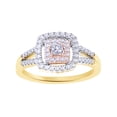 thumbnail image 1 of AFFY White Natural Diamond Fashion Ring In 10k Yellow Gold (0.33 Cttw), 1 of 1