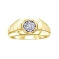 thumbnail image 1 of AFFY White Natural Diamond Fashion Ring In 10k Yellow Gold (0.33 Cttw), 1 of 1