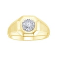 thumbnail image 1 of AFFY White Natural Diamond Fashion Ring In 10k Yellow Gold (0.375 Cttw), 1 of 1