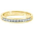 thumbnail image 1 of AFFY White Natural Diamond Fashion Ring In 14k Yellow Gold (0.125 Cttw), 1 of 1
