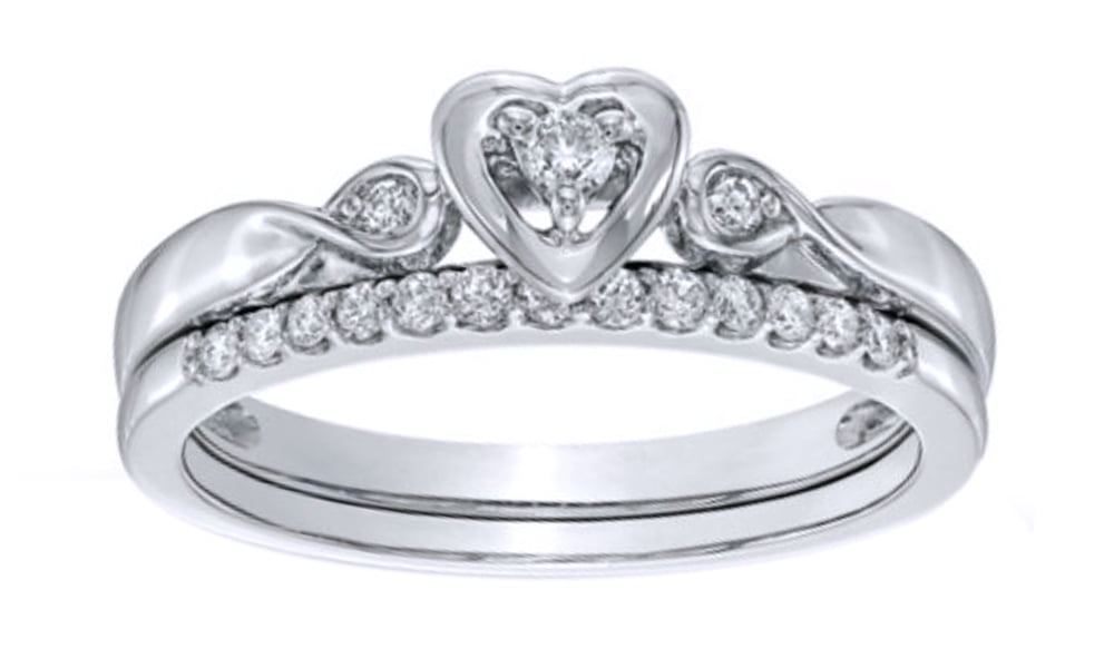 Heart Shaped Bridal Set