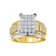 thumbnail image 1 of AFFY White Natural Diamond Invisible Ring In Solid Gold (0.5 Cttw), 1 of 1