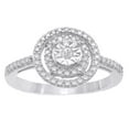 thumbnail image 1 of AFFY White Natural Diamond Layered Frame Ring in 10k White Gold, 1 of 1