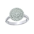thumbnail image 1 of AFFY White Natural Diamond Layered Frame Ring in 10k White Gold, 1 of 1