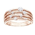 thumbnail image 1 of AFFY White Natural Diamond Layered Orbit Ring In Solid Gold (0.5 Cttw), 1 of 1
