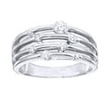 thumbnail image 1 of AFFY White Natural Diamond Layered Orbit Ring In Solid Gold (0.5 Cttw), 1 of 1