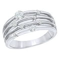 thumbnail image 1 of AFFY White Natural Diamond Layered Orbit Ring in 10k White Gold, 1 of 1