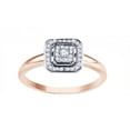 thumbnail image 1 of AFFY White Natural Diamond Promise Cluster Band Ring In 10k Rose Gold, 1 of 1