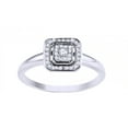 thumbnail image 1 of AFFY White Natural Diamond Promise Cluster Band Ring In 10k White Gold, 1 of 1