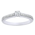 thumbnail image 1 of AFFY White Natural Diamond Promise Ring in 10k White Gold, 1 of 1