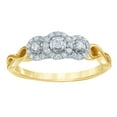 thumbnail image 1 of AFFY White Natural Diamond Ring in 10k Yellow Gold, 1 of 1