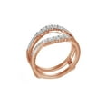 thumbnail image 1 of AFFY White Natural Diamond Solitaire Enhancer Engagement Ring in 14K Rose Gold (1/2 Cttw), 1 of 1