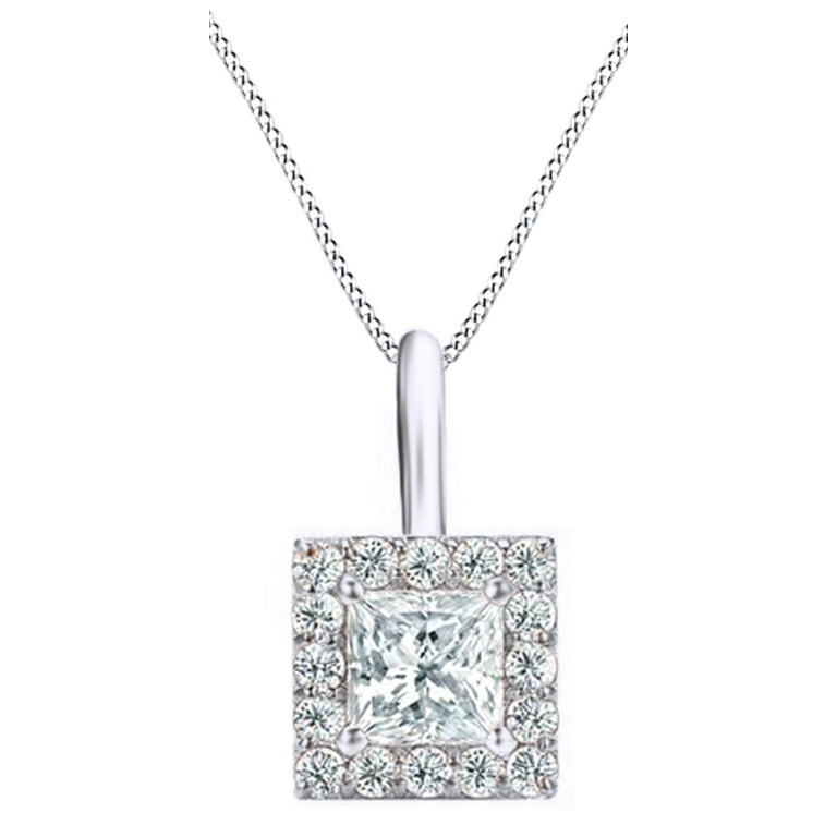 Walmart diamond hotsell solitaire necklace