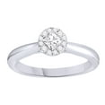 thumbnail image 1 of AFFY White Natural Diamond Solitaire Ring In 14k White Gold (0.62 Cttw), 1 of 1