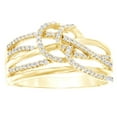 thumbnail image 1 of AFFY White Natural Diamond Tangle Ring in 10k Yellow Gold, 1 of 1