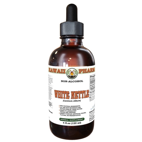 White Nettle (Lamium Album) Dry Leaf Liquid Extract Tincture. Expertly Extracted by Trusted HawaiiPharm Brand. Absolutely Natural. Proudly made in USA. Tincture 4 Fl.Oz