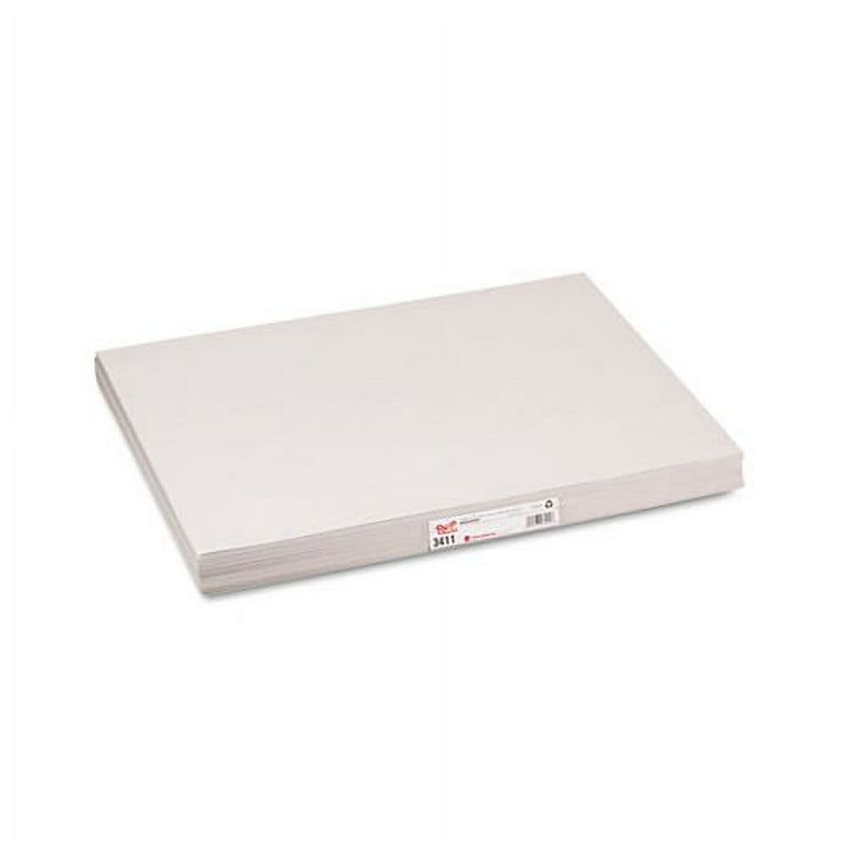 White Newsprint, 30 lb Newsprint Weight, 18 x 24, White, 500/Pack White Newsprint, 30 lb Newsprint Weight, 18 x 24, White, 500/Pack