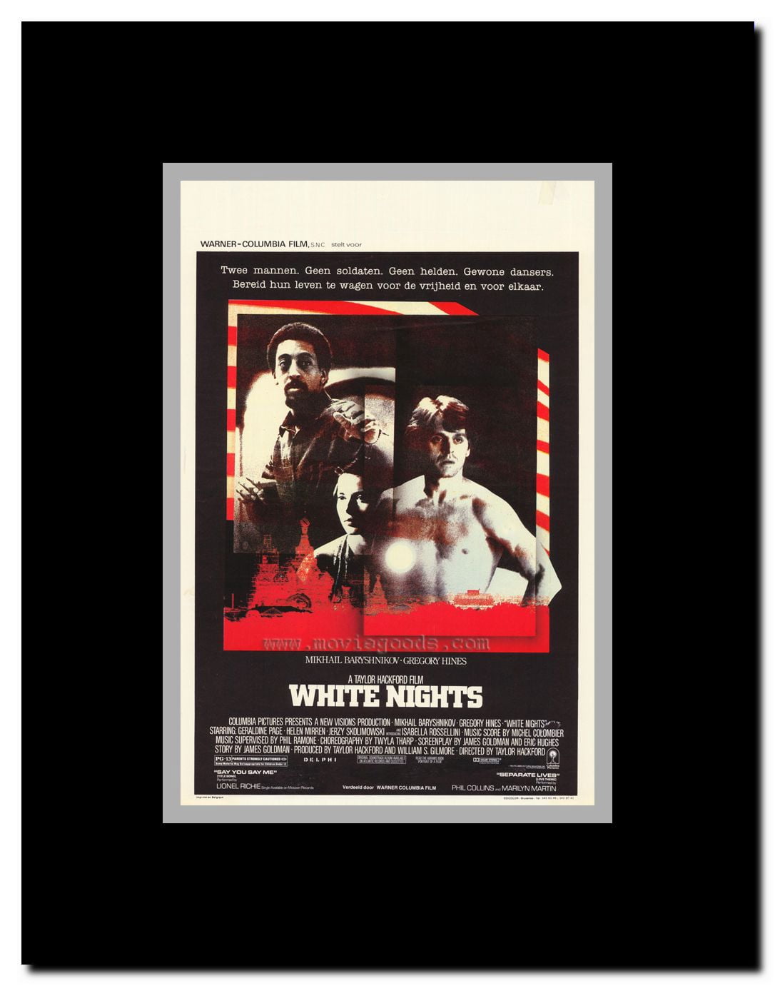 White Nights Framed Movie Poster