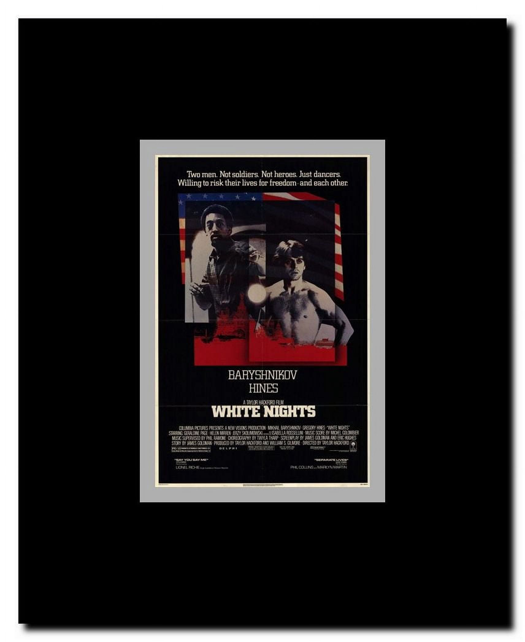 White Nights Framed Movie Poster
