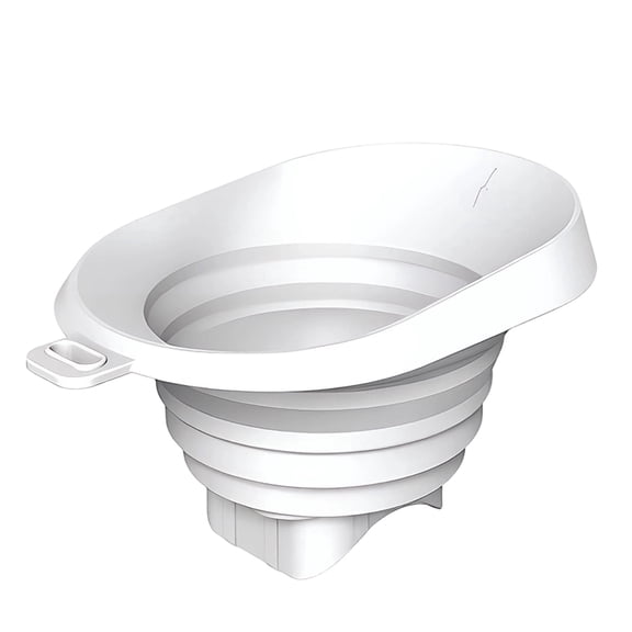 White for Ninja Slushie Machine Anti-Splash Flow Hood, Spill-Proof Liquid Guide Cover, Silicone Pouring Beverages Accessory, Mess-Free for Kitchen Countertop